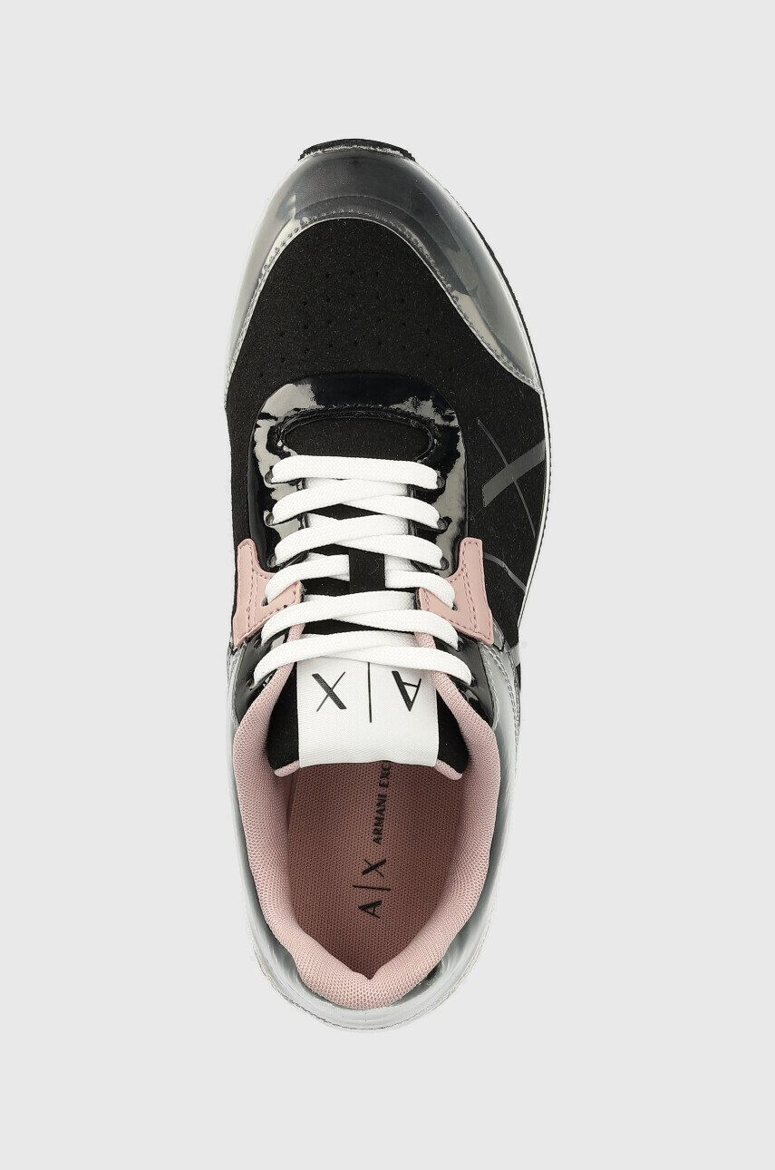 Armani Exchange Sneakers boty černá barva - Pepit.cz