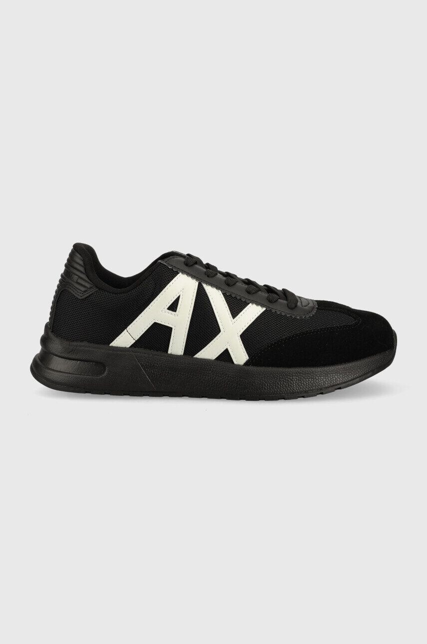 Armani Exchange Sneakers boty černá barva - Pepit.cz