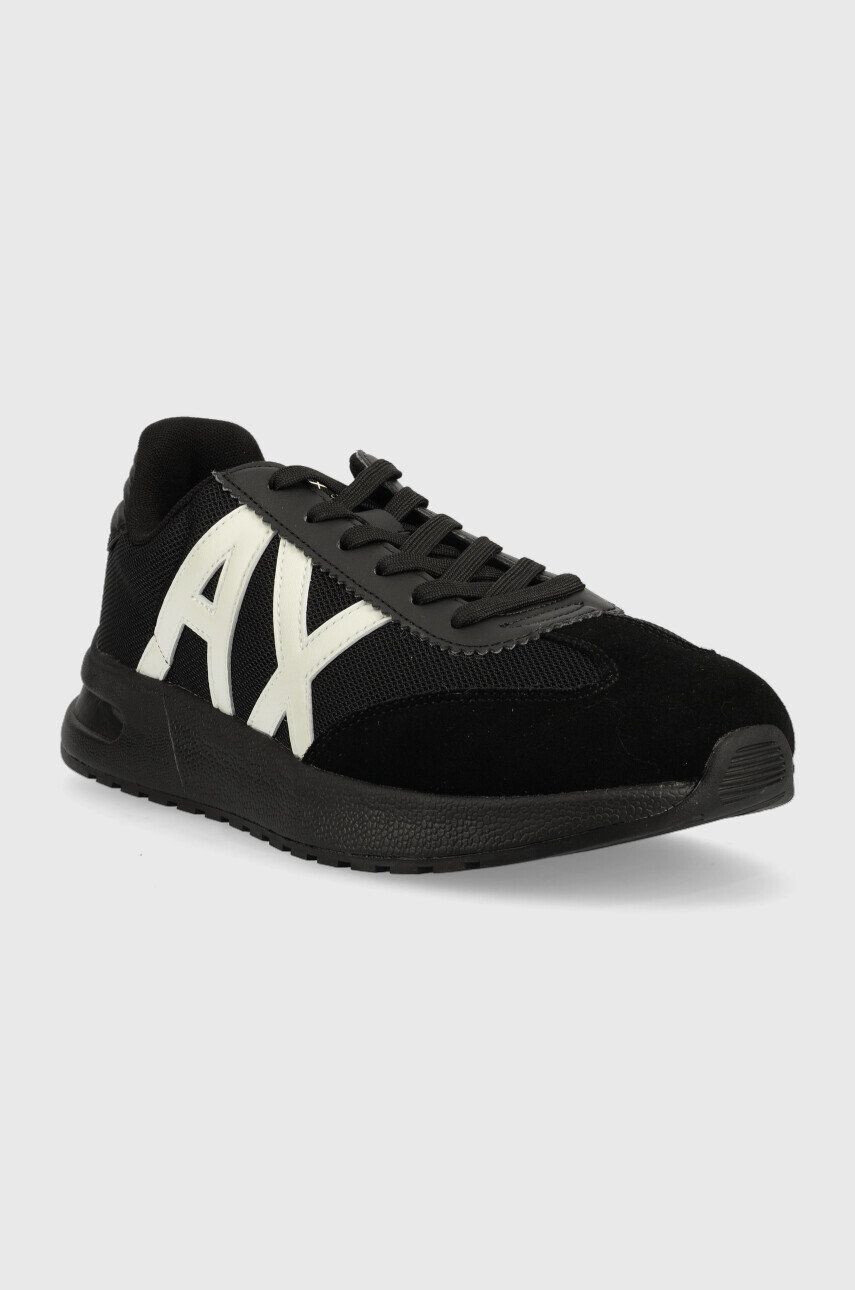 Armani Exchange Sneakers boty černá barva - Pepit.cz