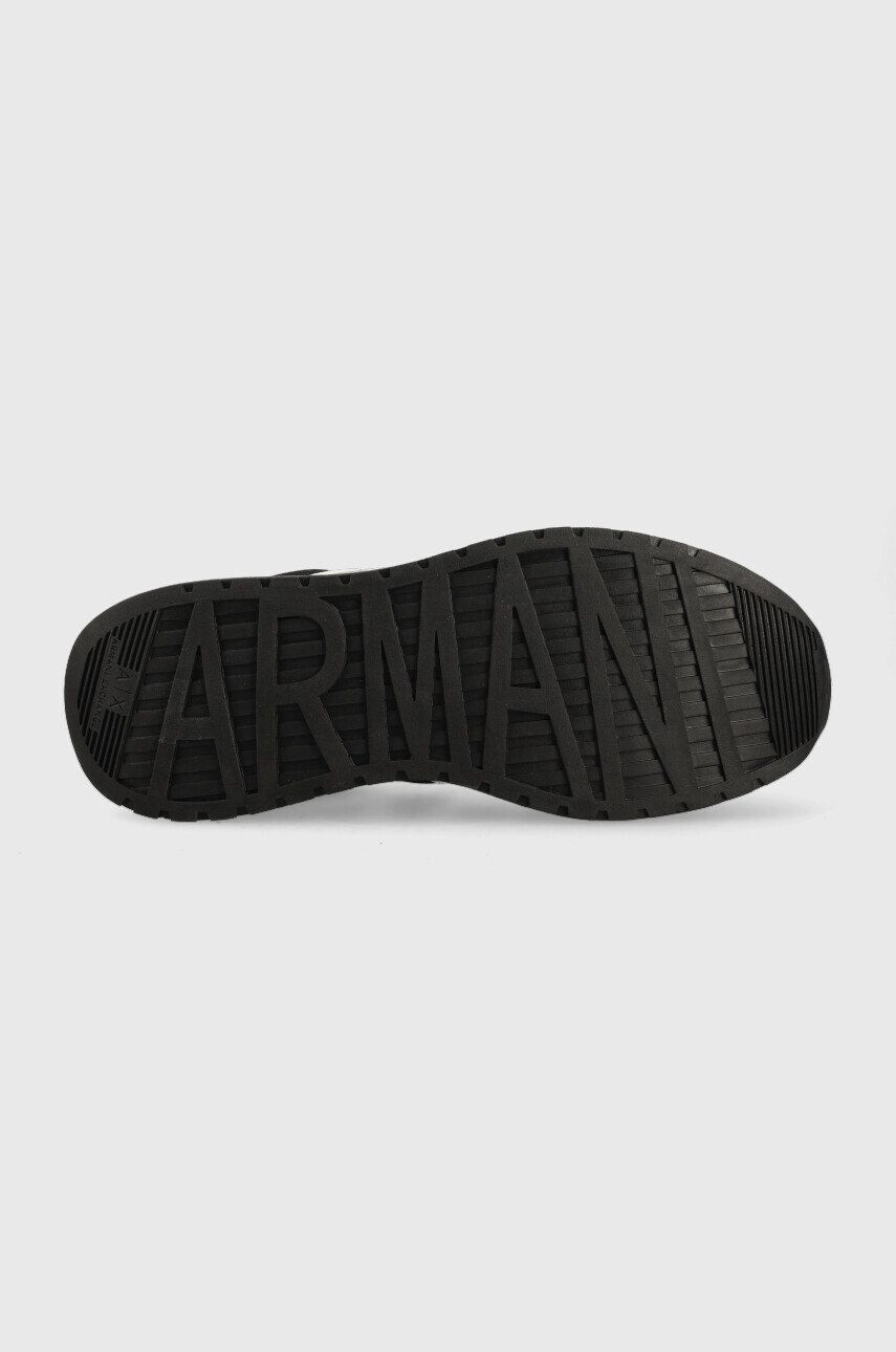 Armani Exchange Sneakers boty černá barva - Pepit.cz