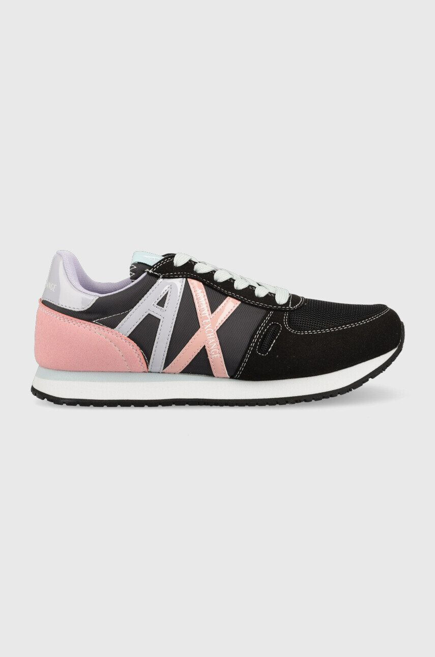 Armani Exchange Sneakers boty černá barva - Pepit.cz