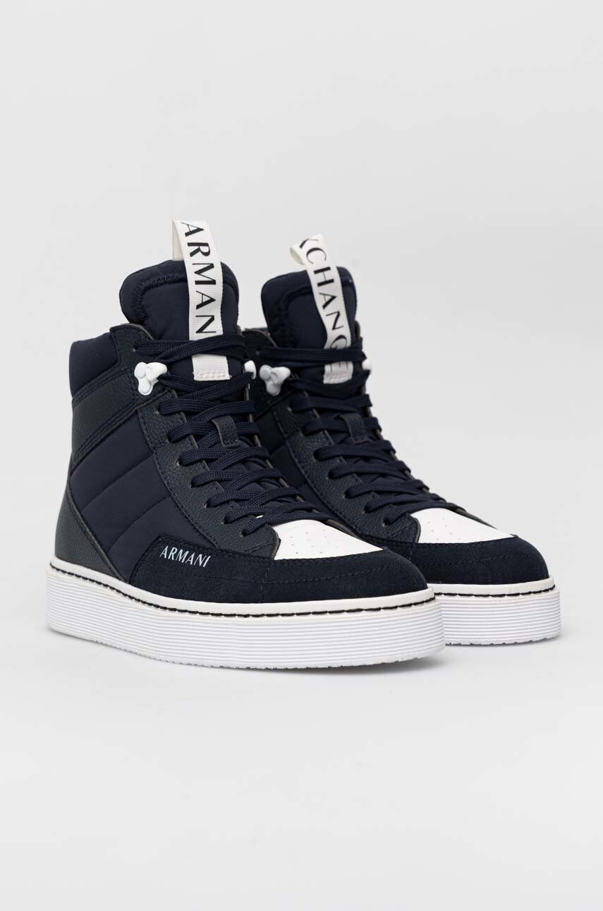 Armani Exchange Sneakers boty XUZ043.XV640.K487 tmavomodrá barva XUZ043 XV640 K487 - Pepit.cz