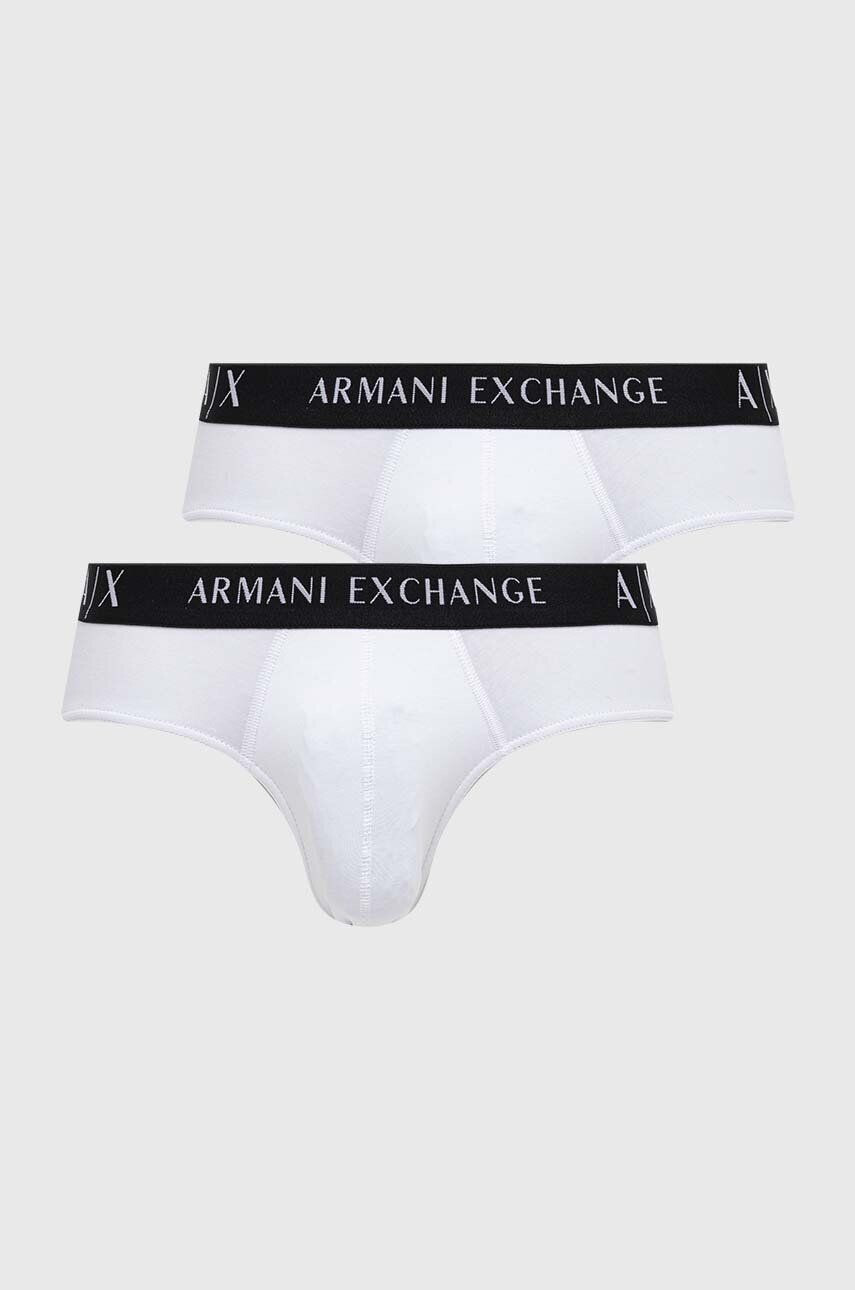 Armani Exchange Spodní prádlo 2-pack pánské bílá barva - Pepit.cz