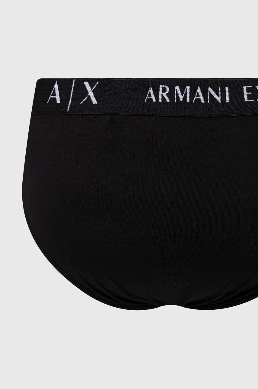 Armani Exchange Spodní prádlo 3-pack pánské černá barva - Pepit.cz