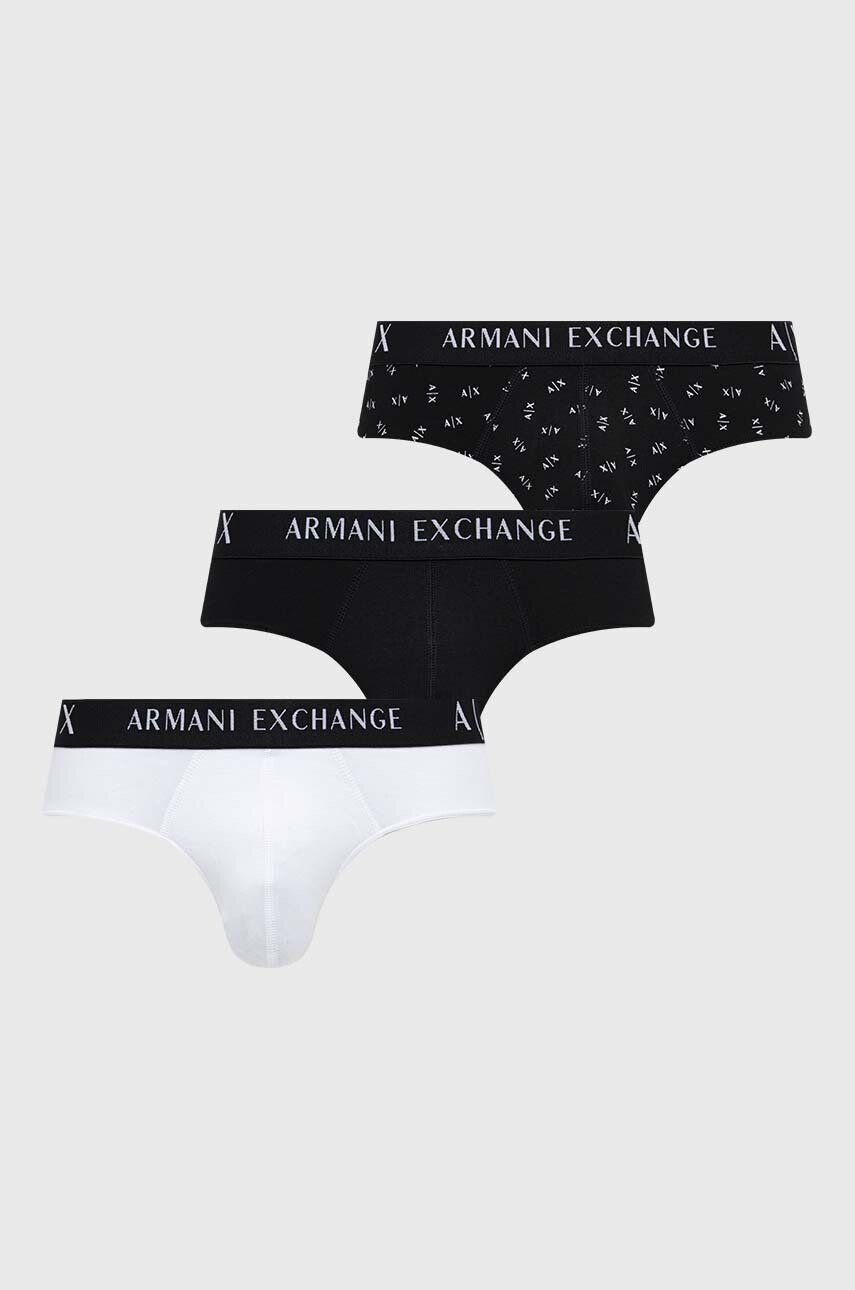 Armani Exchange Spodní prádlo 3-pack pánské bílá barva - Pepit.cz