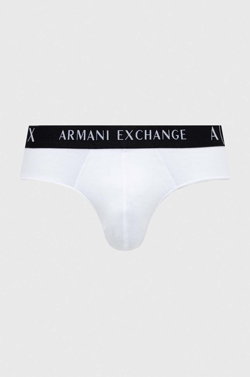 Armani Exchange Spodní prádlo 3-pack pánské bílá barva - Pepit.cz