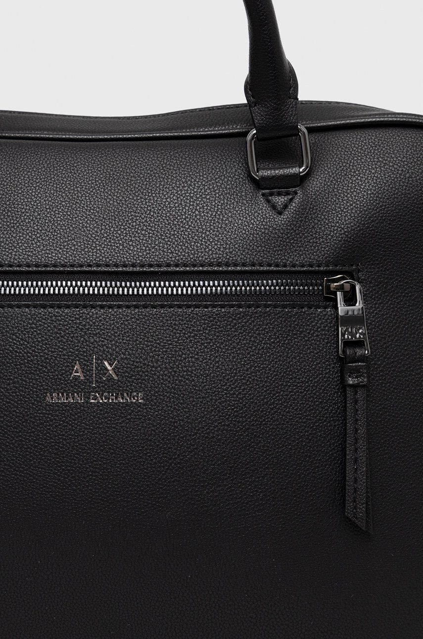 Armani Exchange Taška na notebook černá barva - Pepit.cz