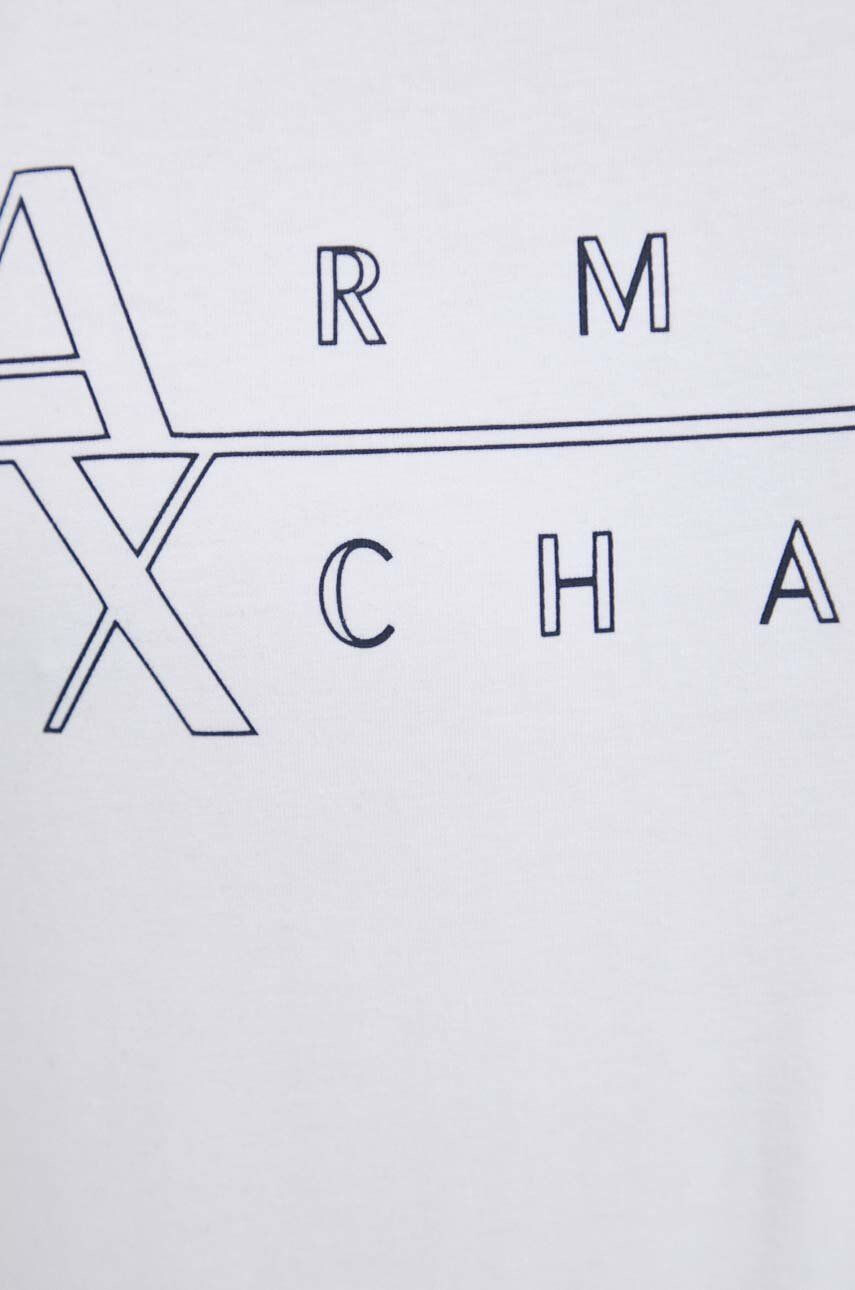 Armani Exchange Tričko černá barva - Pepit.cz