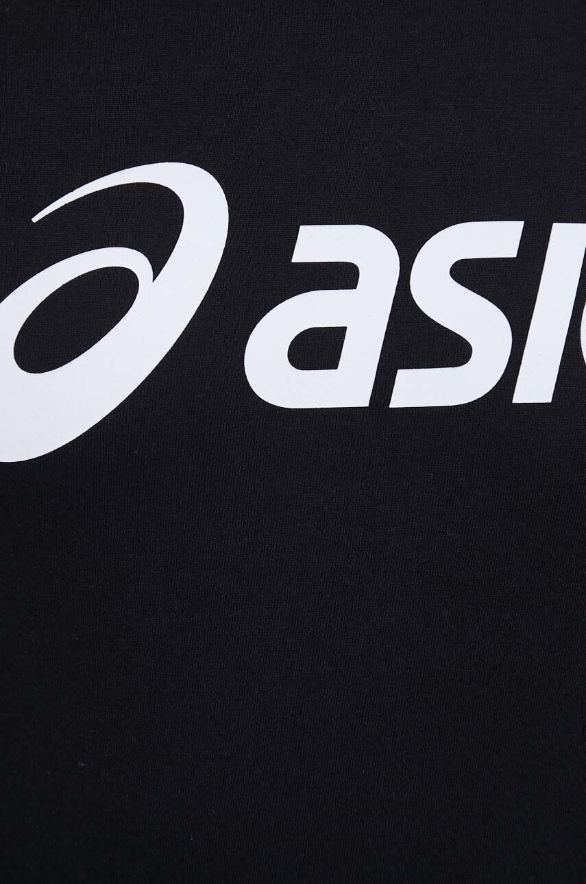 Asics Tričko černá barva s potiskem - Pepit.cz