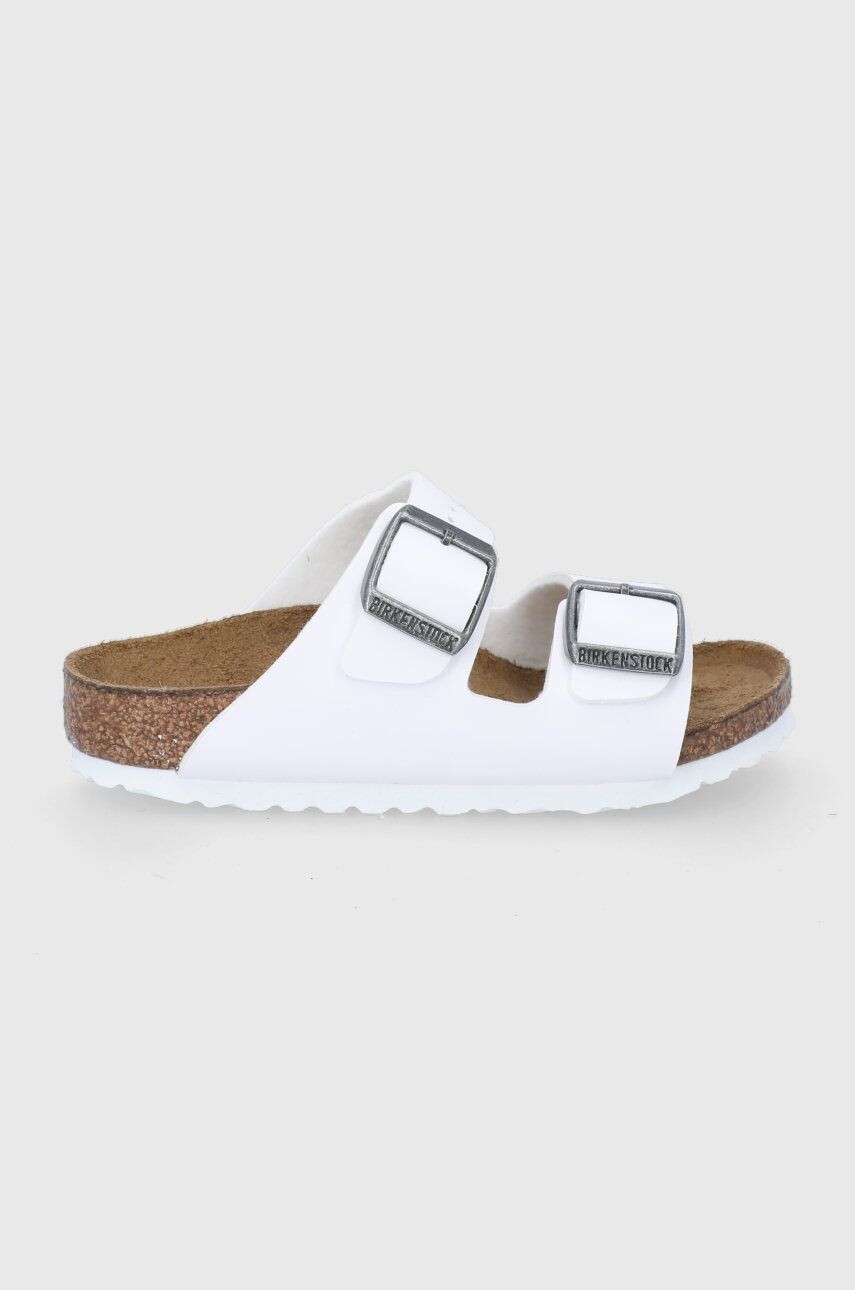 Birkenstock Dětské pantofle bílá barva - Pepit.cz