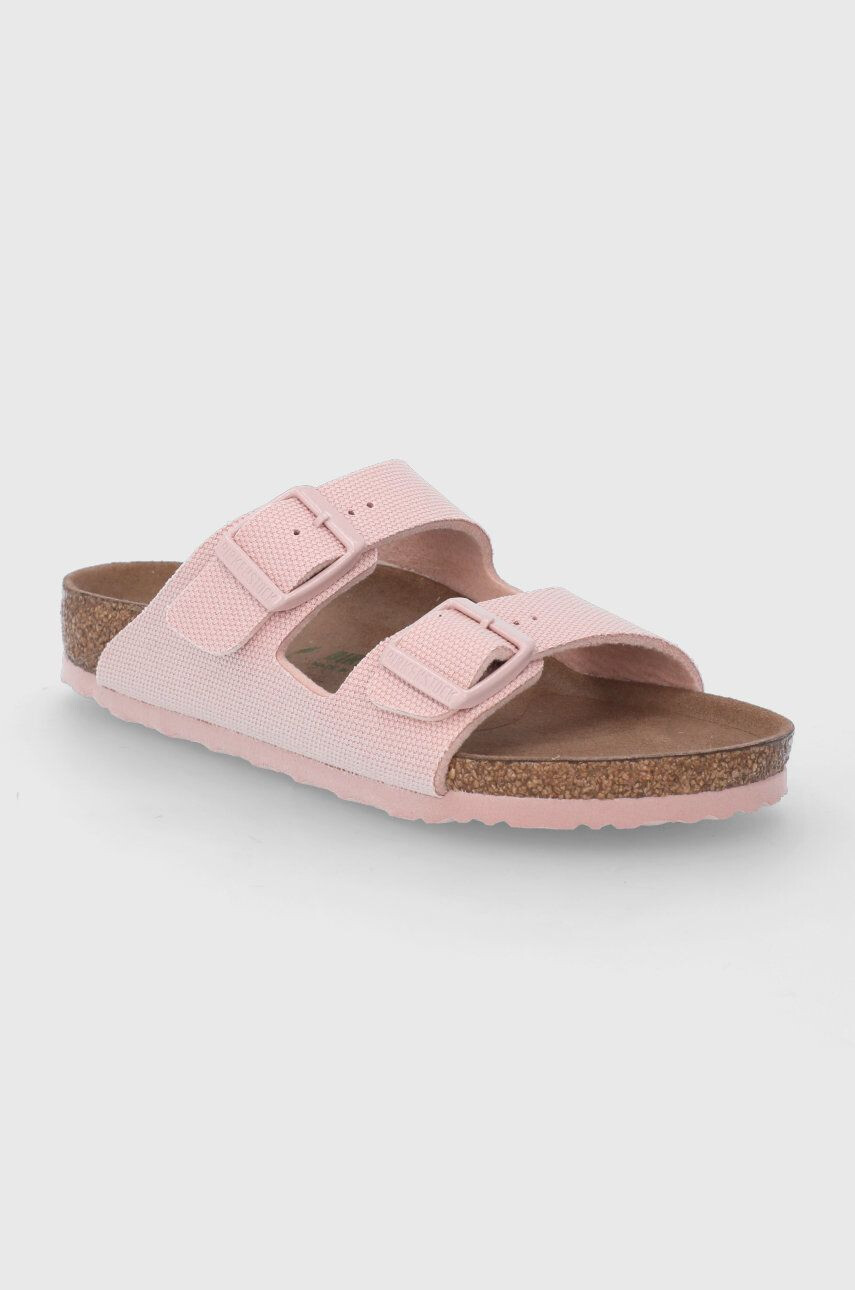 Birkenstock Dětské pantofle růžová barva - Pepit.cz