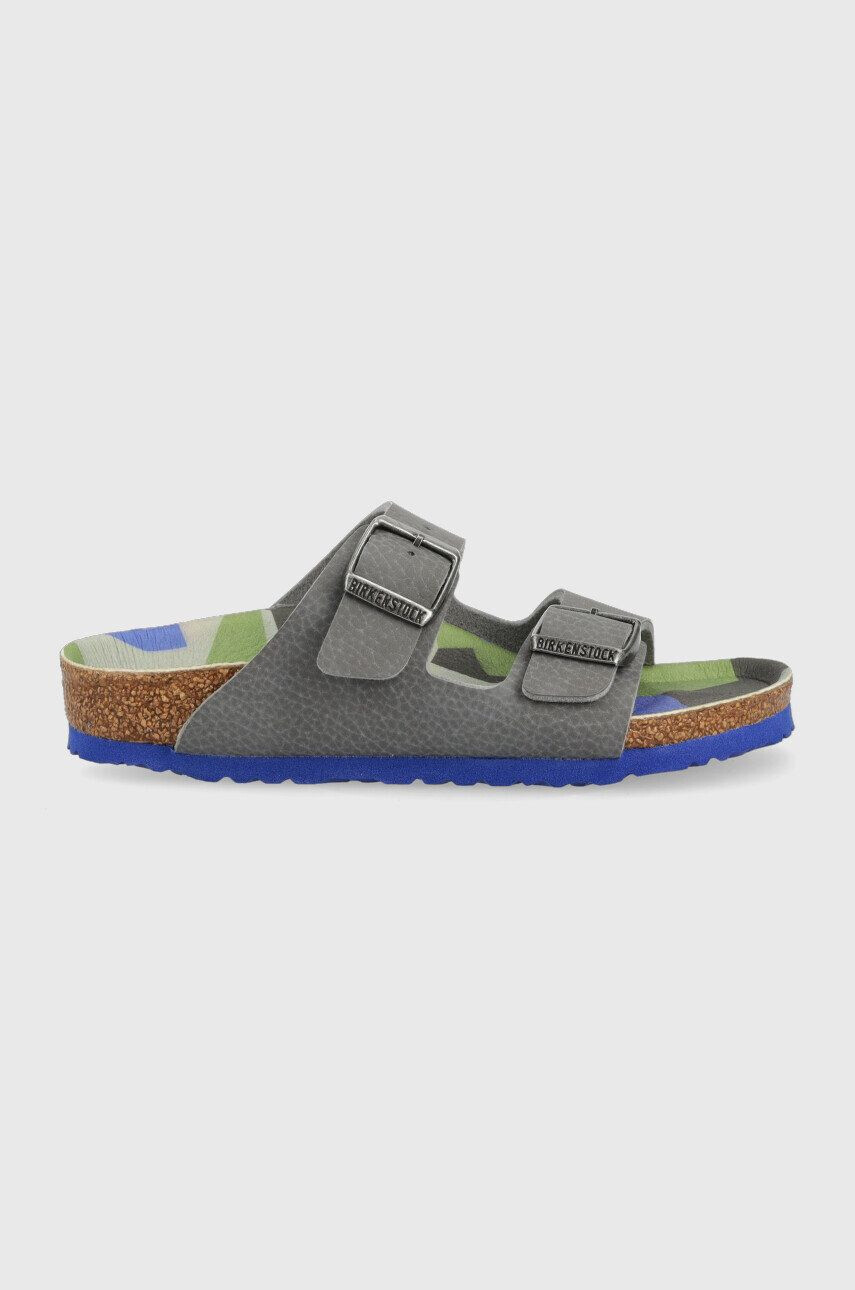 Birkenstock Dětské pantofle Arizona šedá barva - Pepit.cz