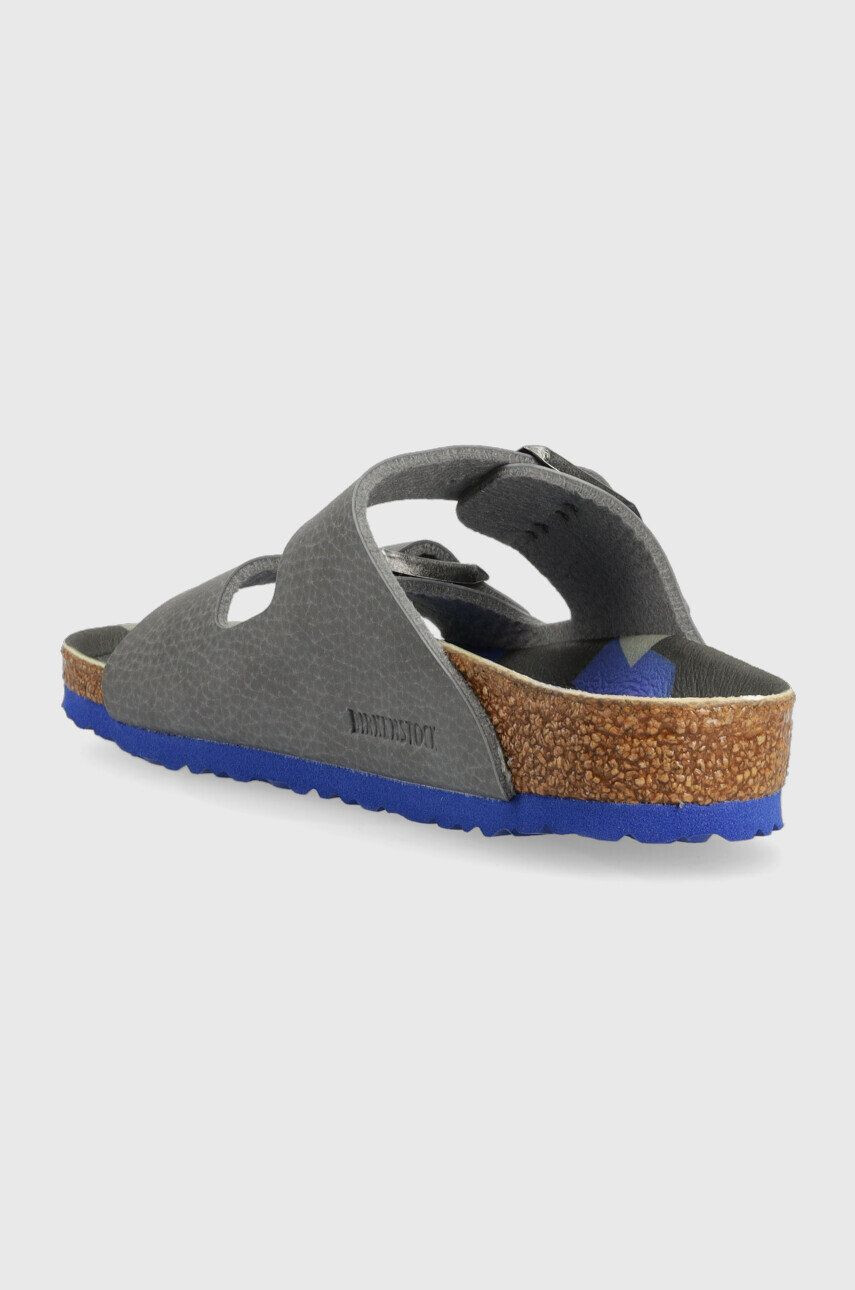 Birkenstock Dětské pantofle Arizona šedá barva - Pepit.cz