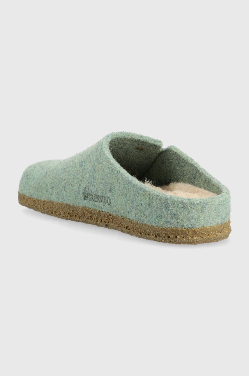 Birkenstock Dětské papuče zelená barva - Pepit.cz