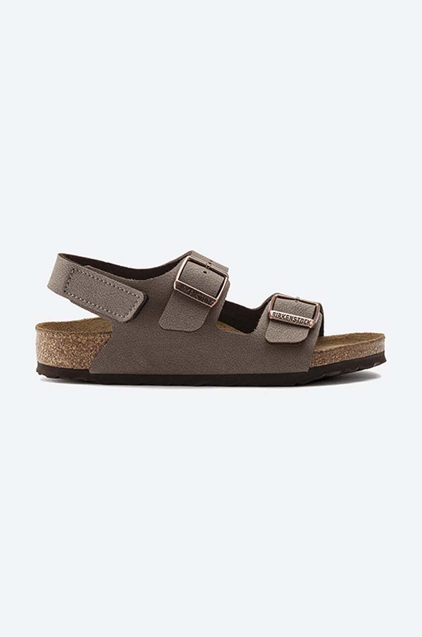 Birkenstock Dětské sandály hnědá barva - Pepit.cz