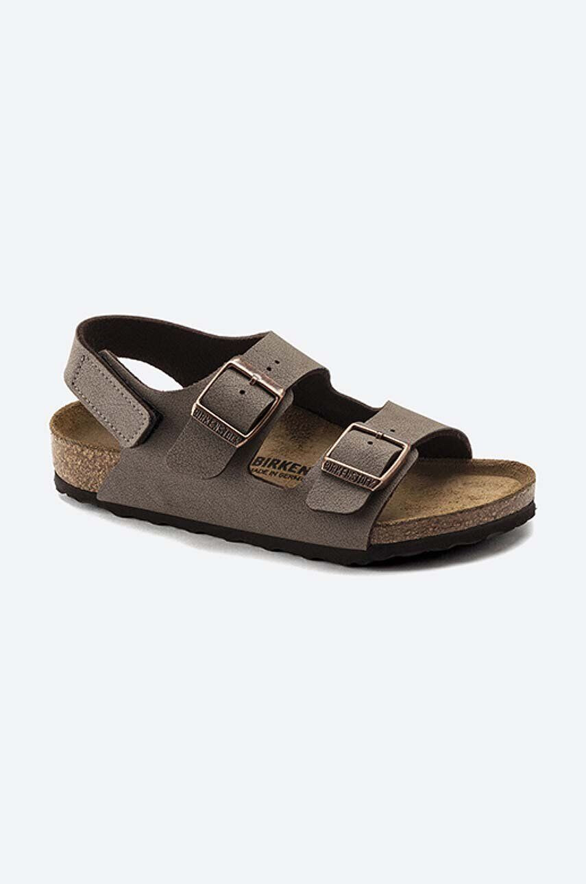 Birkenstock Dětské sandály hnědá barva - Pepit.cz