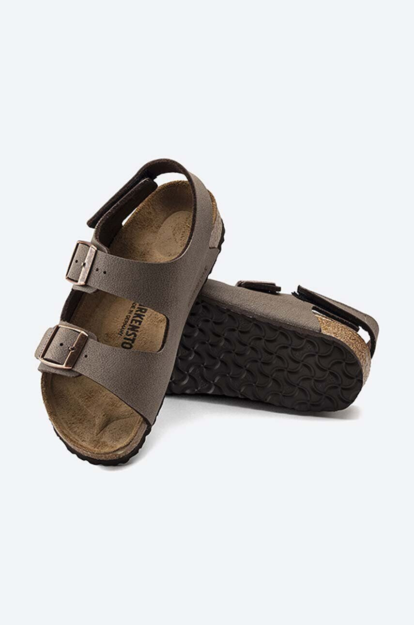 Birkenstock Dětské sandály hnědá barva - Pepit.cz