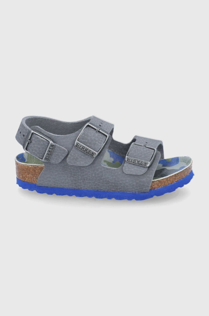 Birkenstock Dětské sandály šedá barva - Pepit.cz