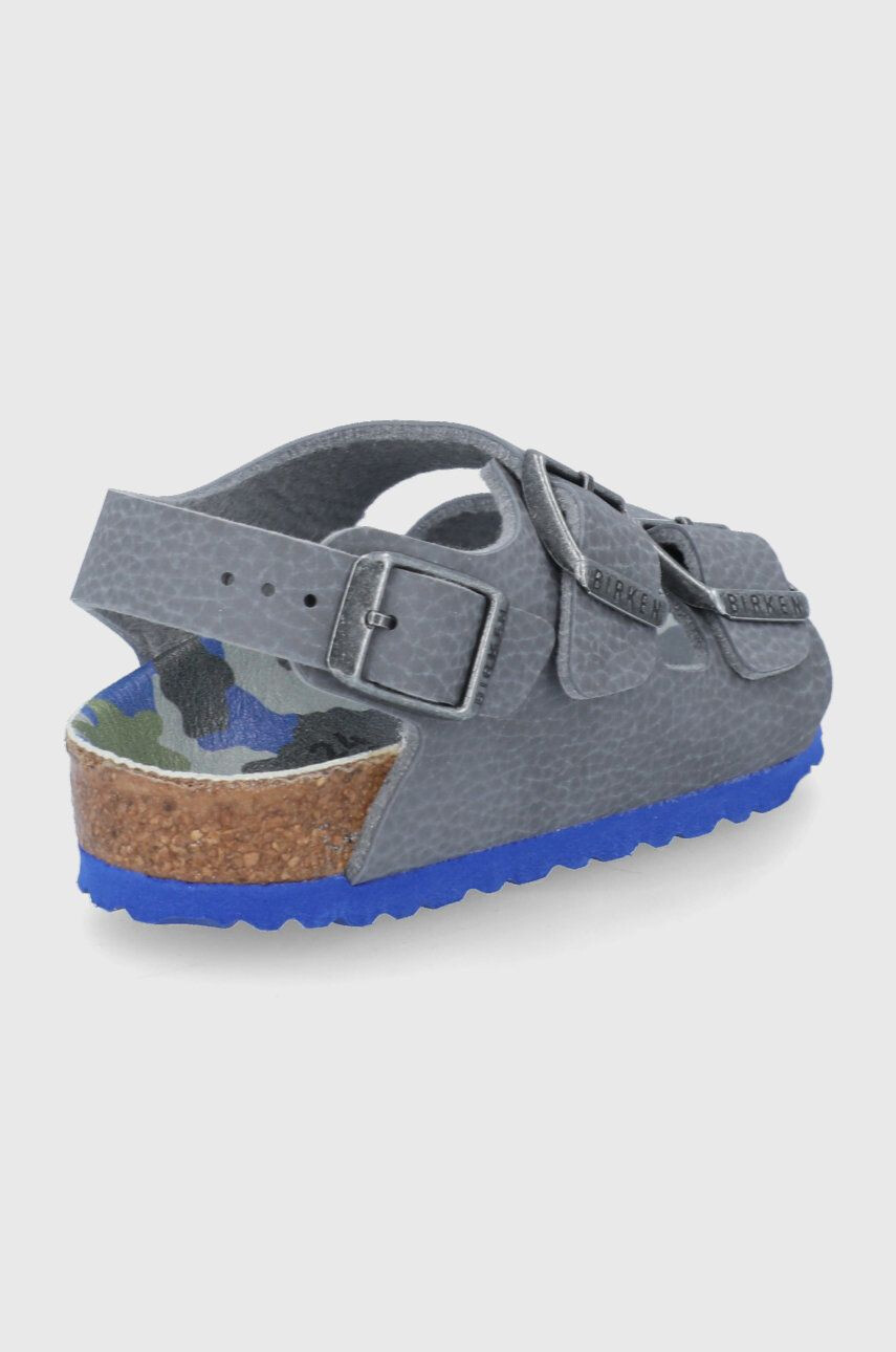 Birkenstock Dětské sandály šedá barva - Pepit.cz