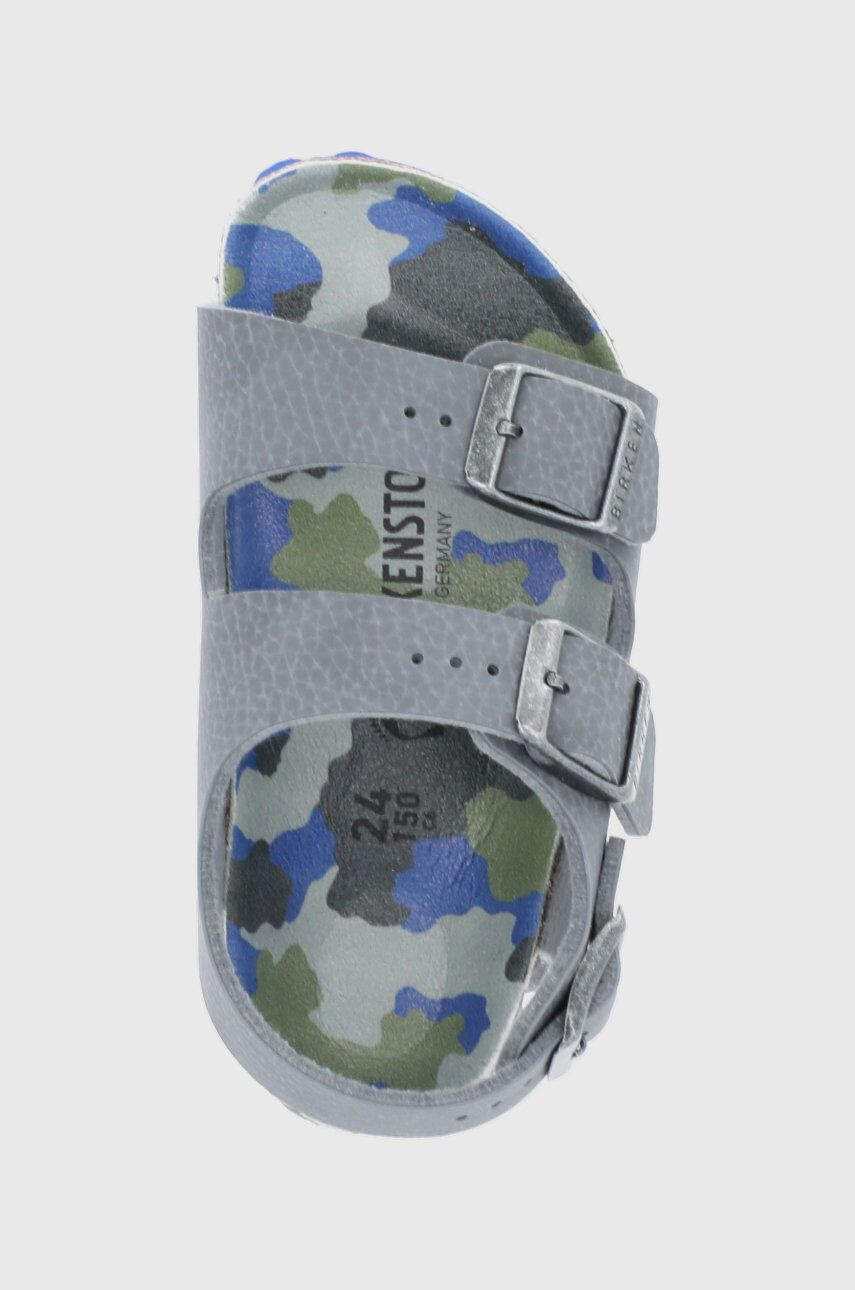 Birkenstock Dětské sandály šedá barva - Pepit.cz