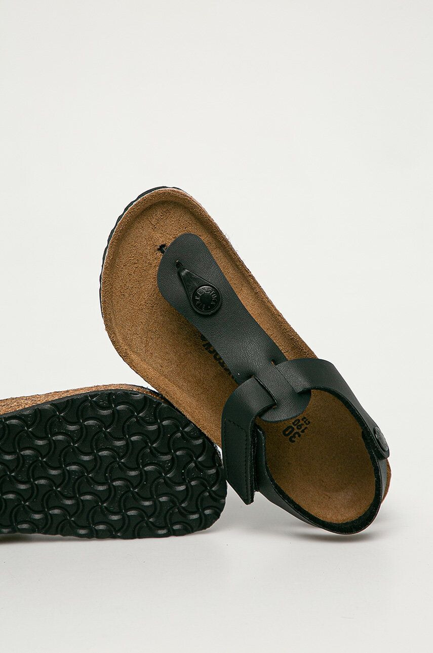 Birkenstock Dětské sandály Kairo hnědá barva - Pepit.cz