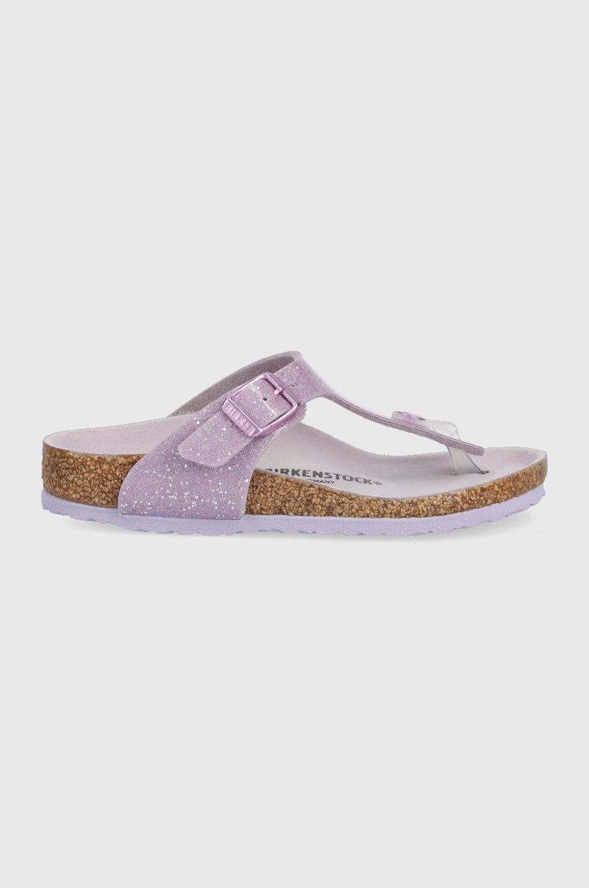 Birkenstock Dětské žabky fialová barva - Pepit.cz