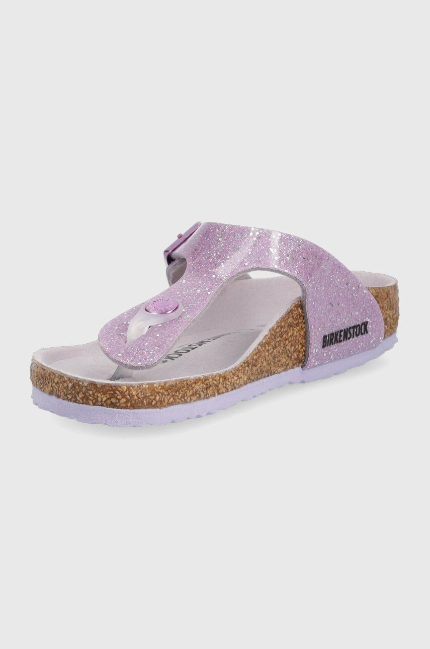 Birkenstock Dětské žabky fialová barva - Pepit.cz