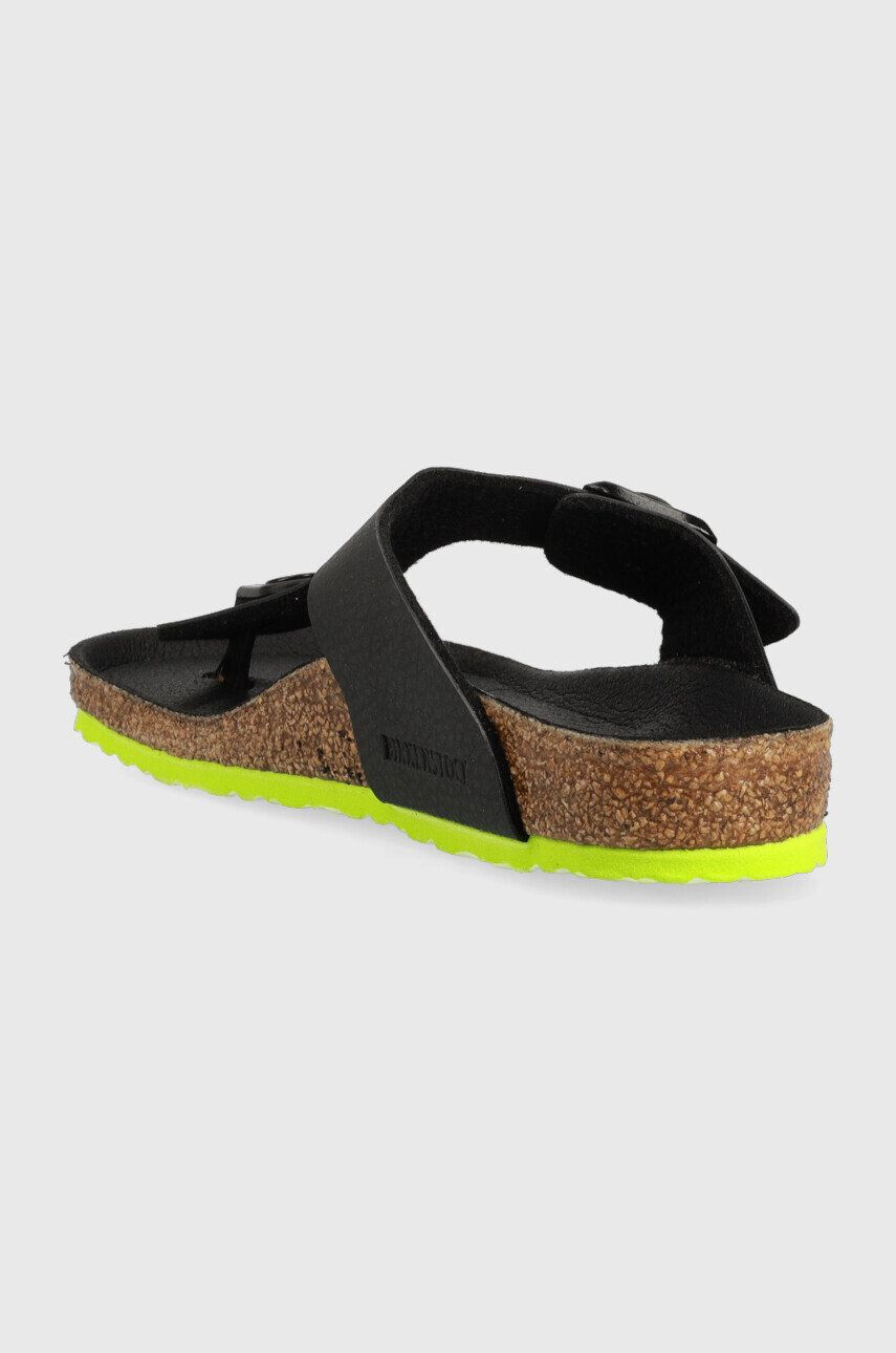 Birkenstock Dětské žabky Gizeh černá barva - Pepit.cz