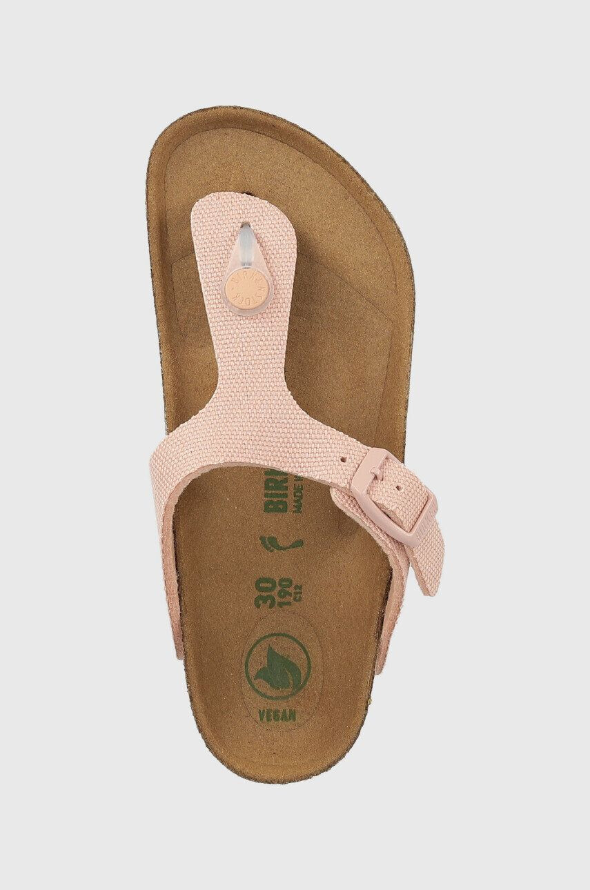 Birkenstock Dětské žabky Gizeh růžová barva - Pepit.cz