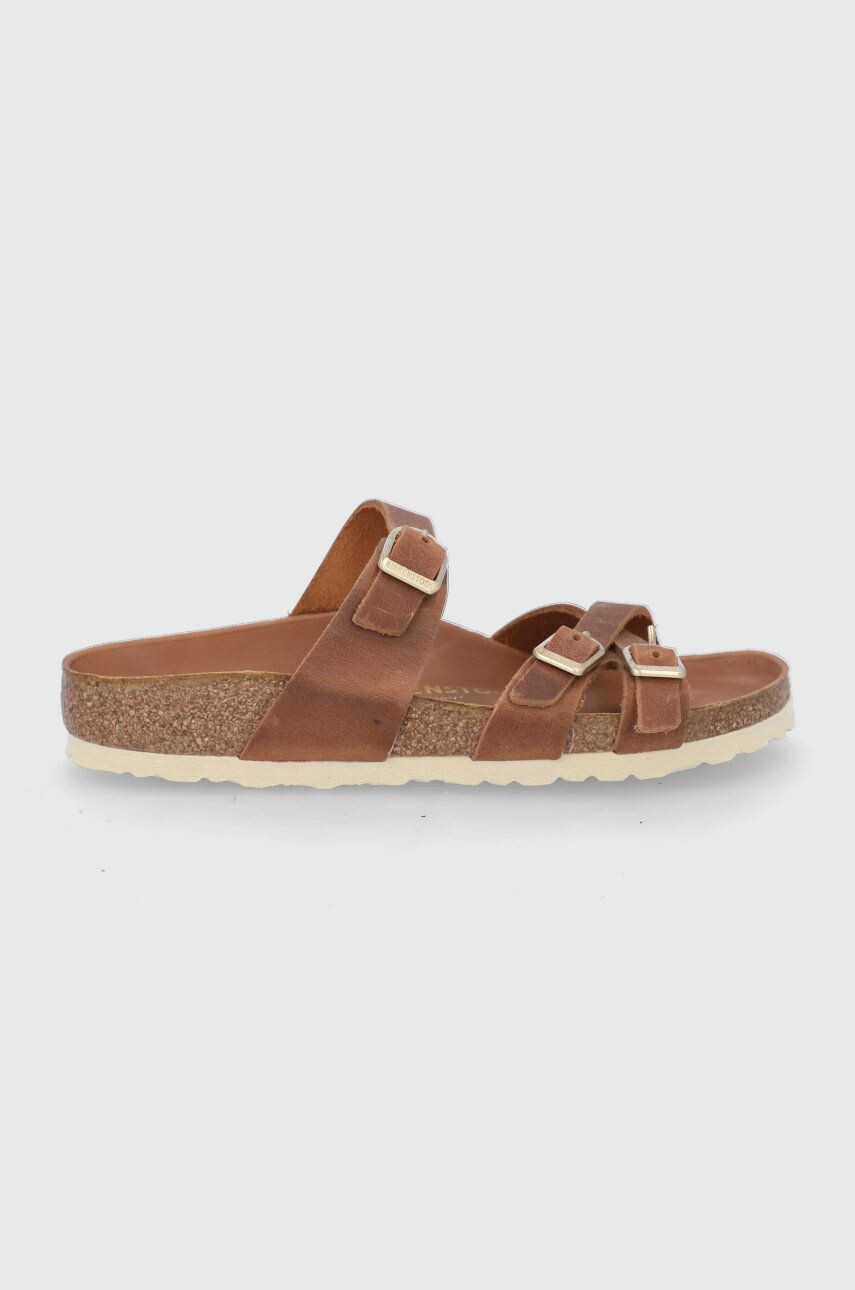 Birkenstock Kožené pantofle Franca - Pepit.cz