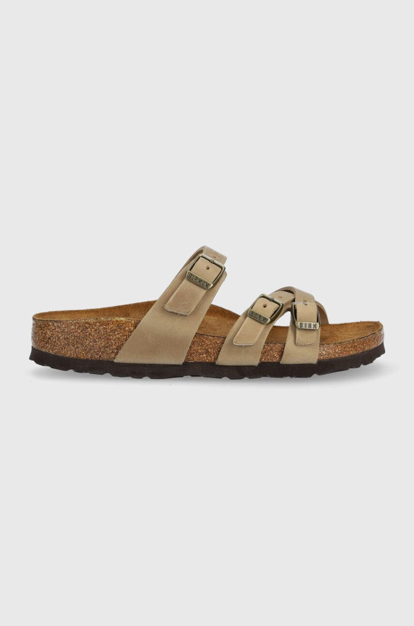 Birkenstock Kožené pantofle Franca - Pepit.cz