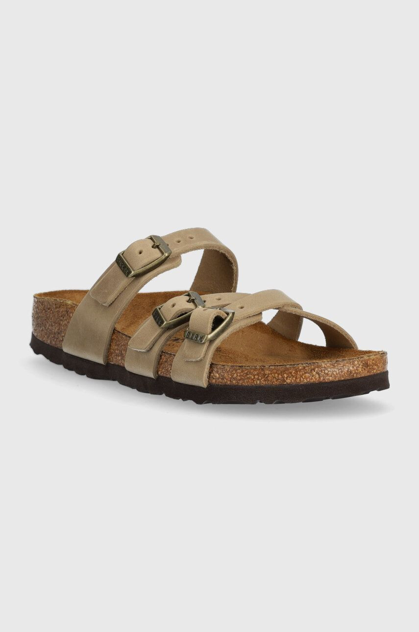 Birkenstock Kožené pantofle Franca - Pepit.cz