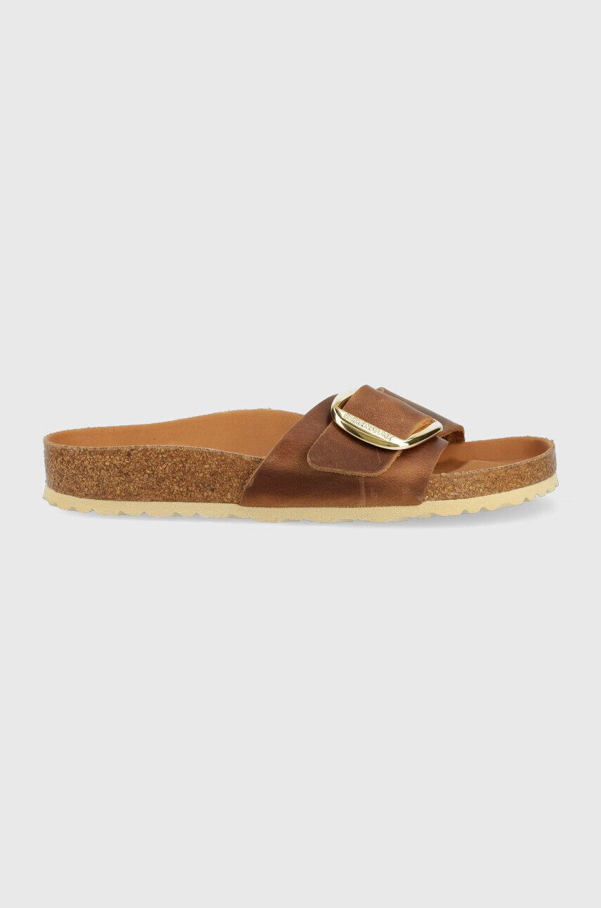 Birkenstock Kožené pantofle MADRID BIG BUCKLE - Pepit.cz