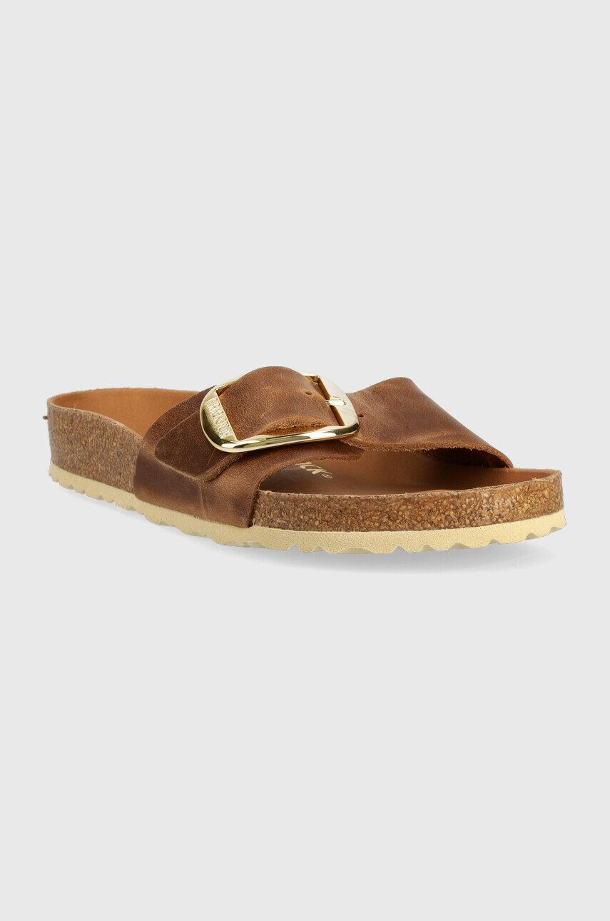 Birkenstock Kožené pantofle MADRID BIG BUCKLE - Pepit.cz