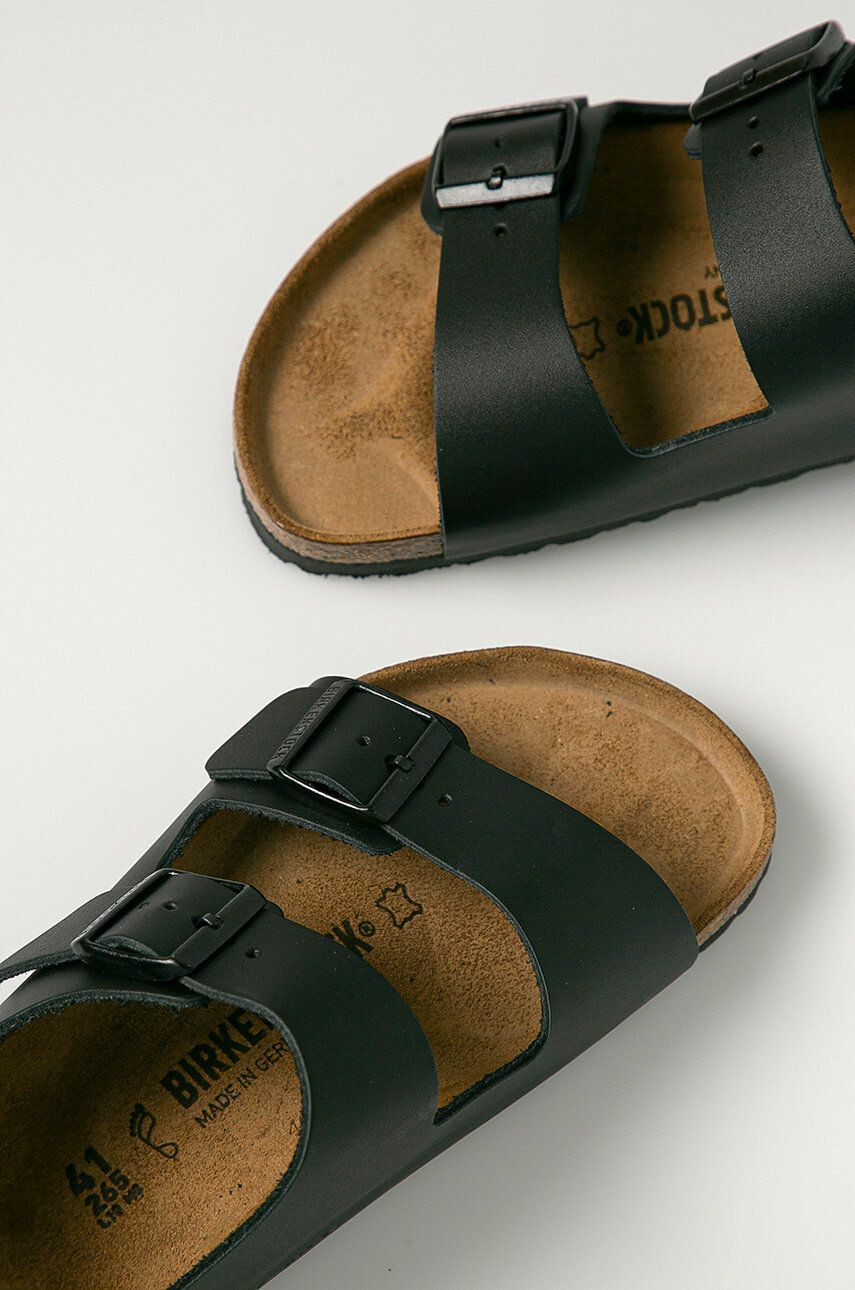 Birkenstock Kožené sandály Milano 34191.Milano-Black - Pepit.cz