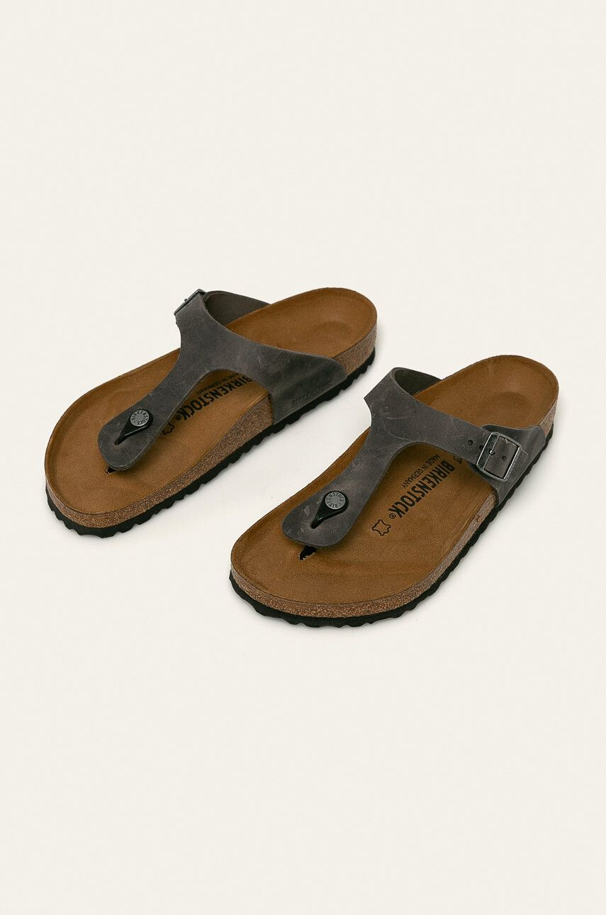 Birkenstock Kožené žabky Gizeh FL - Pepit.cz