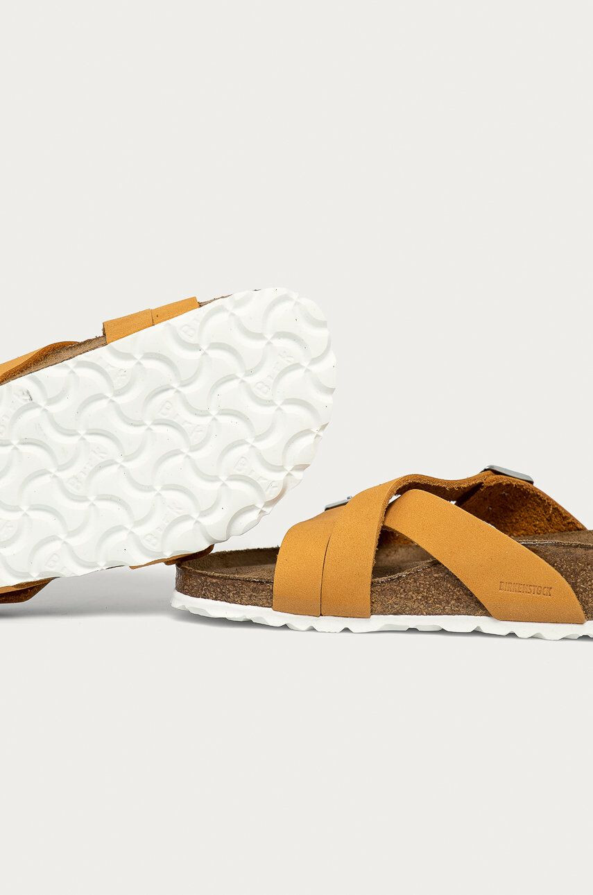 Birkenstock Pantofle dámské oranžová barva - Pepit.cz