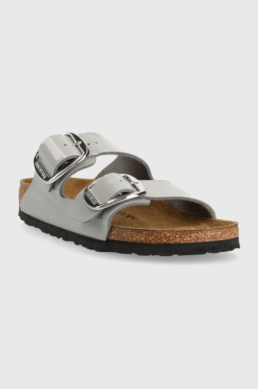 Birkenstock Pantofle Arizona dámské stříbrná barva Arizona BB - Pepit.cz