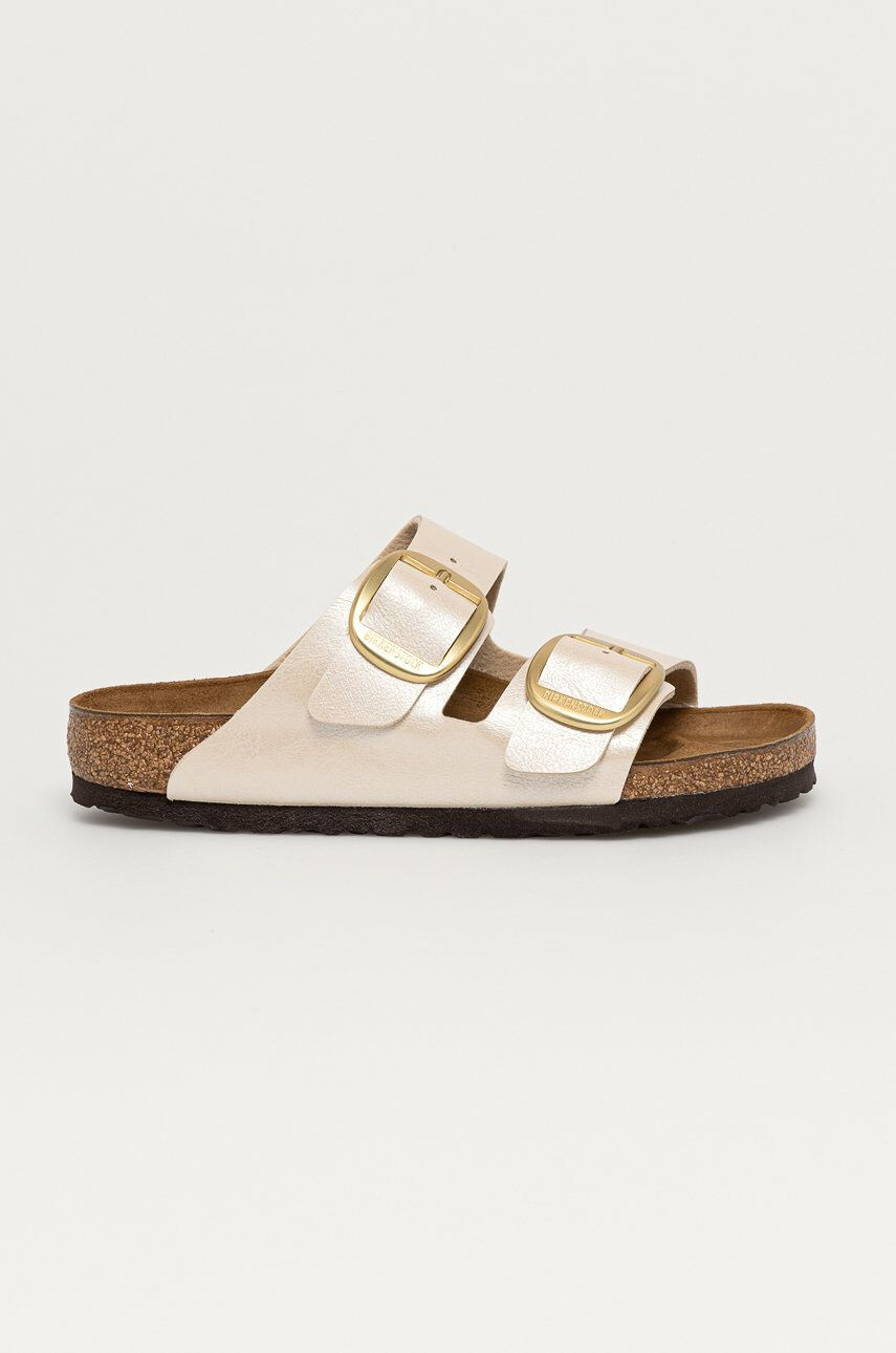 Birkenstock Pantofle dámské krémová barva - Pepit.cz