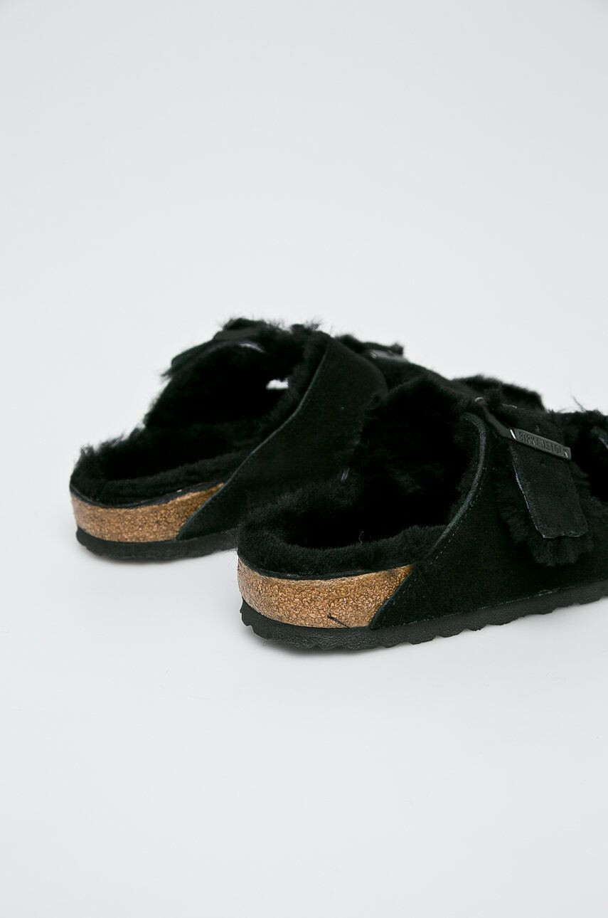 Birkenstock Pantofle Arizona Fur 752663-Black - Pepit.cz