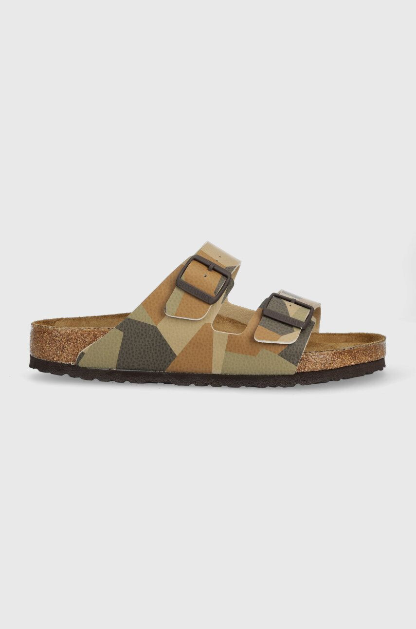 Birkenstock Pantofle ARIZONA SFB pánské zelená barva 1024651 - Pepit.cz