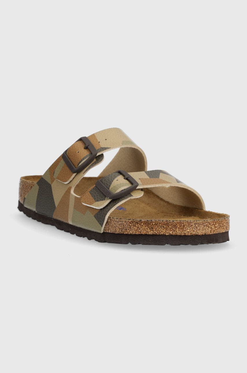 Birkenstock Pantofle ARIZONA SFB pánské zelená barva 1024651 - Pepit.cz