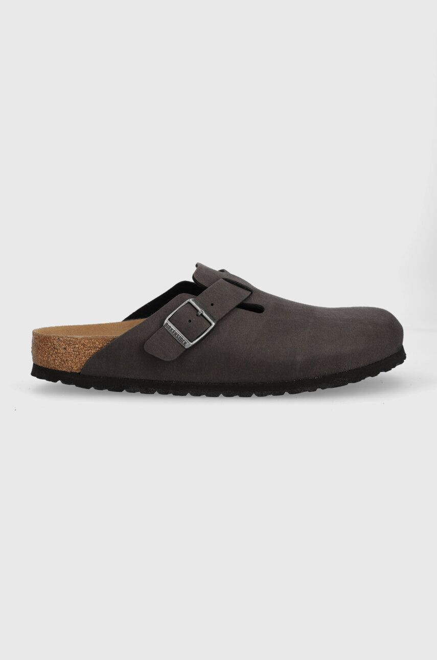 Birkenstock Pantofle Boston pánské černá barva - Pepit.cz