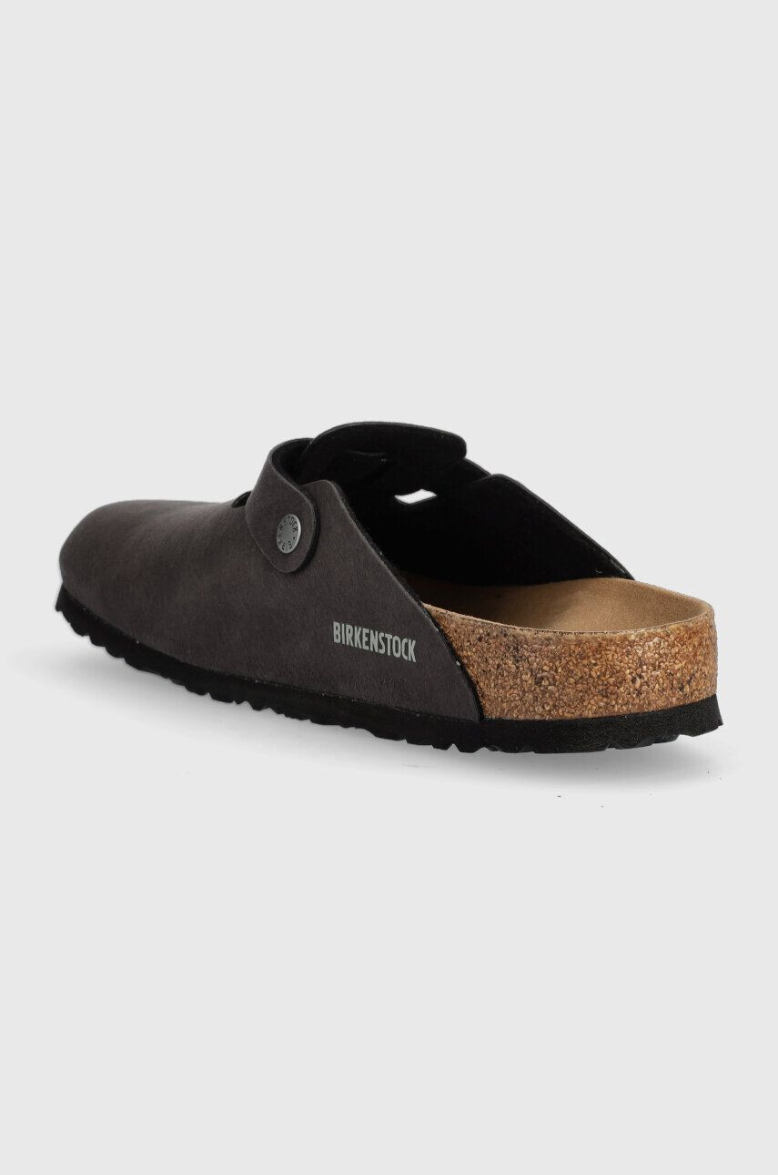 Birkenstock Pantofle Boston pánské černá barva - Pepit.cz