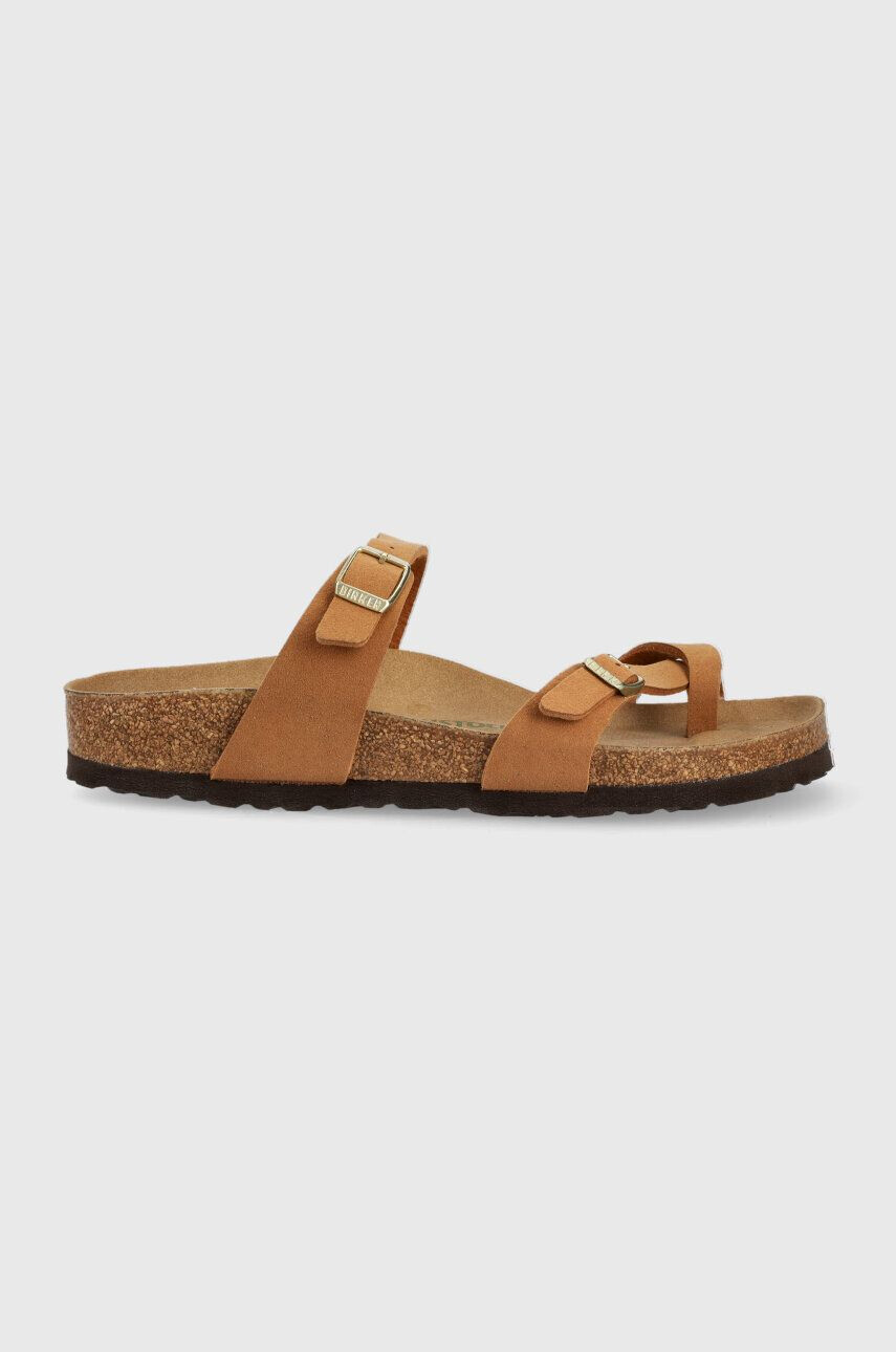 Birkenstock Pantofle Mayari dámské hnědá barva 1024132 - Pepit.cz