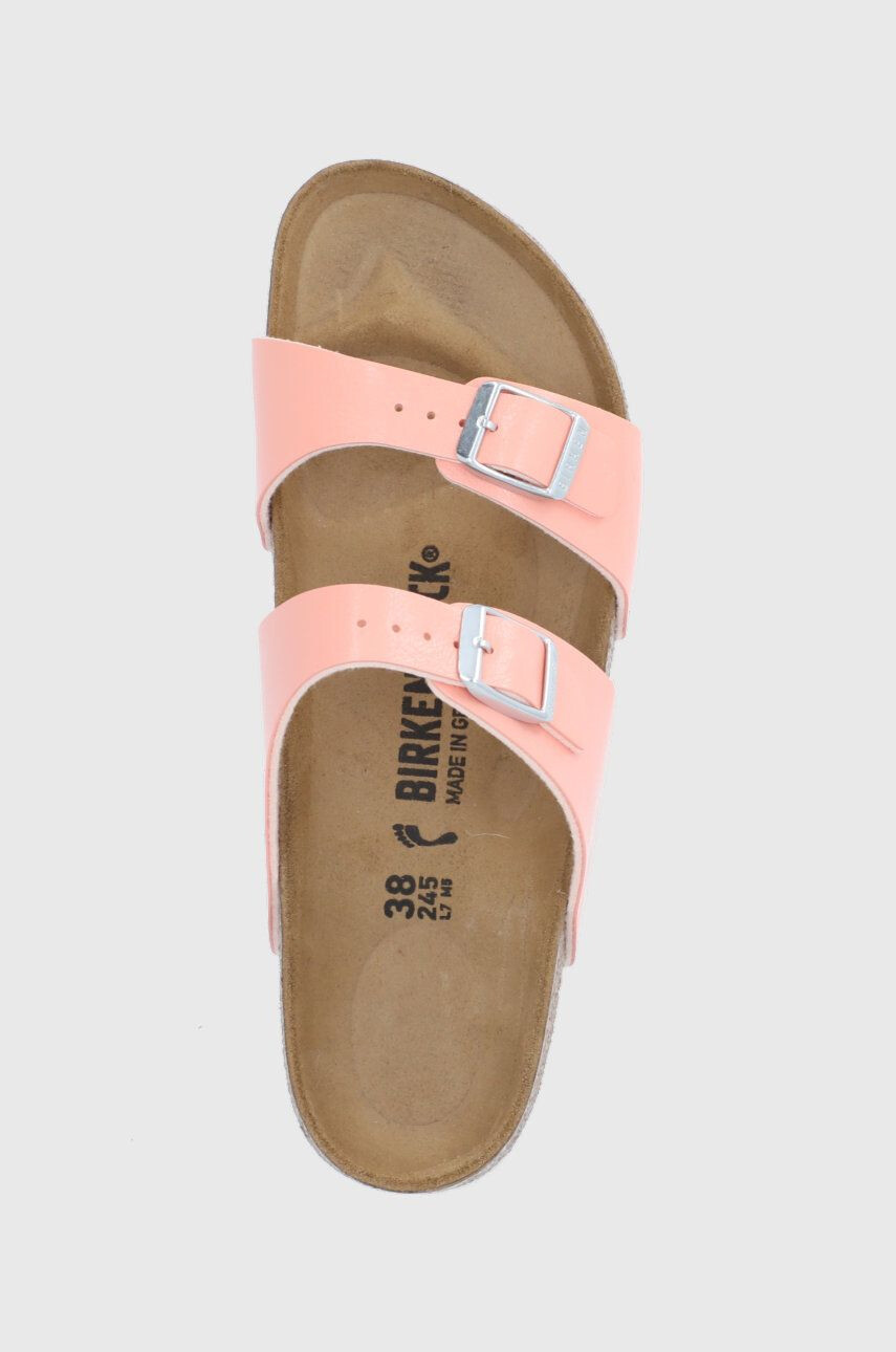 Birkenstock Pantofle Sydney dámské oranžová barva - Pepit.cz