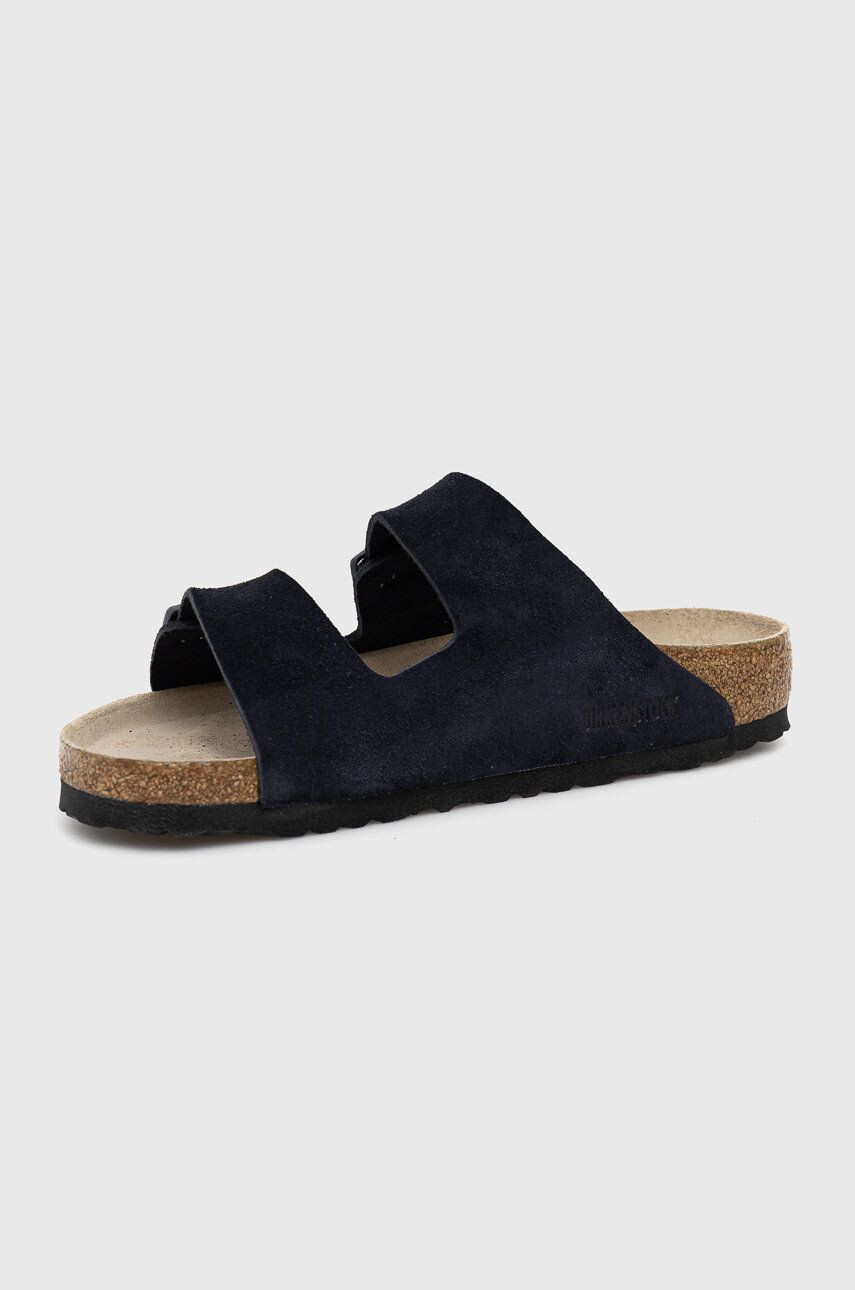 Birkenstock Semišové pantofle Arizona tmavomodrá barva 1020732.Midnight-Midnight - Pepit.cz