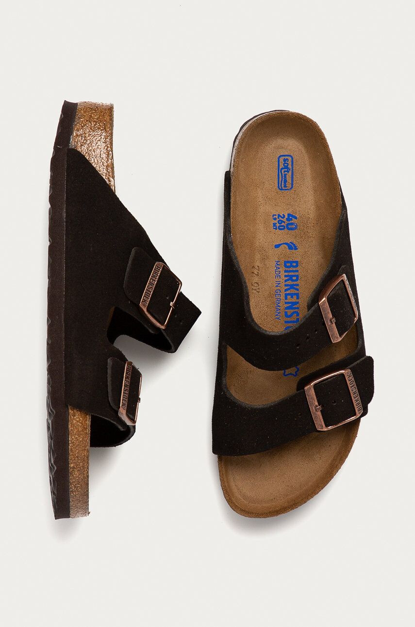 Birkenstock Pantofle Arizona SFB VL Mocha Narrow Fit 951313 951313-Mocca - Pepit.cz