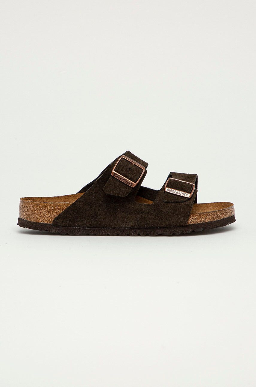 Birkenstock Semišové pantofle Arizona 951311-Mocca - Pepit.cz