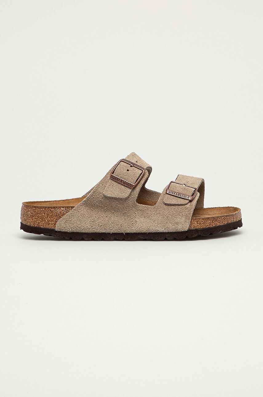 Birkenstock Pantofle Arizona SFB VL Taupe 951301 951301-Taupe - Pepit.cz